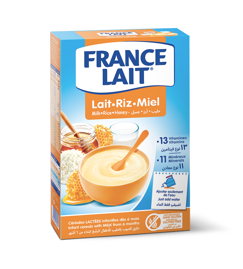 Céréales lactées Lait Riz Miel - France Lait