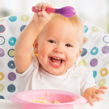 Feeding baby