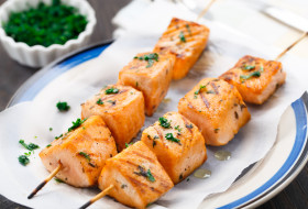 Brochettes de poissons