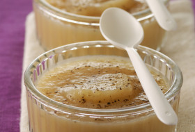 Pear and banana compote