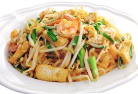 “CHINA” Chicken noodles with prawns