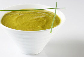 Purée de haricots verts