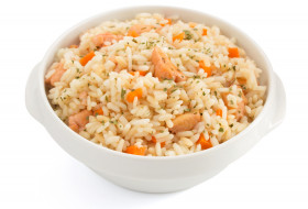 Rice and carrots with chicken