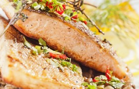 Salade de lentilles au saumon