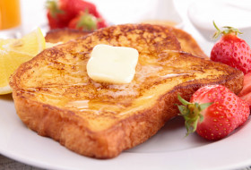 Tartines aux fraises