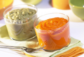 Veau et printanière de légumes