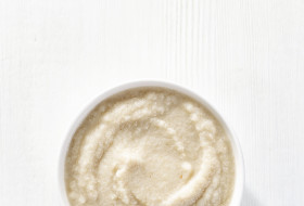 Crème de riz au bouillon de légumes