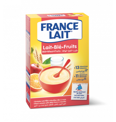 Céréales lactées Lait Blé Fruits