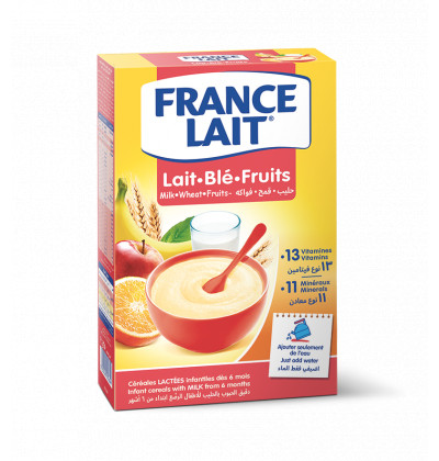 Céréales lactées Lait Blé Fruits