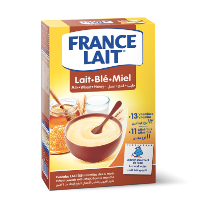 Céréales lactées Lait Blé Miel